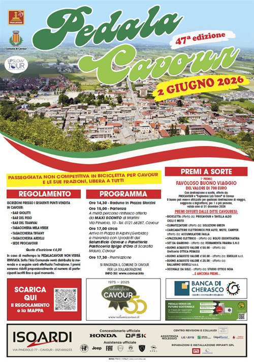 Pedala Cavour - 47° edizione