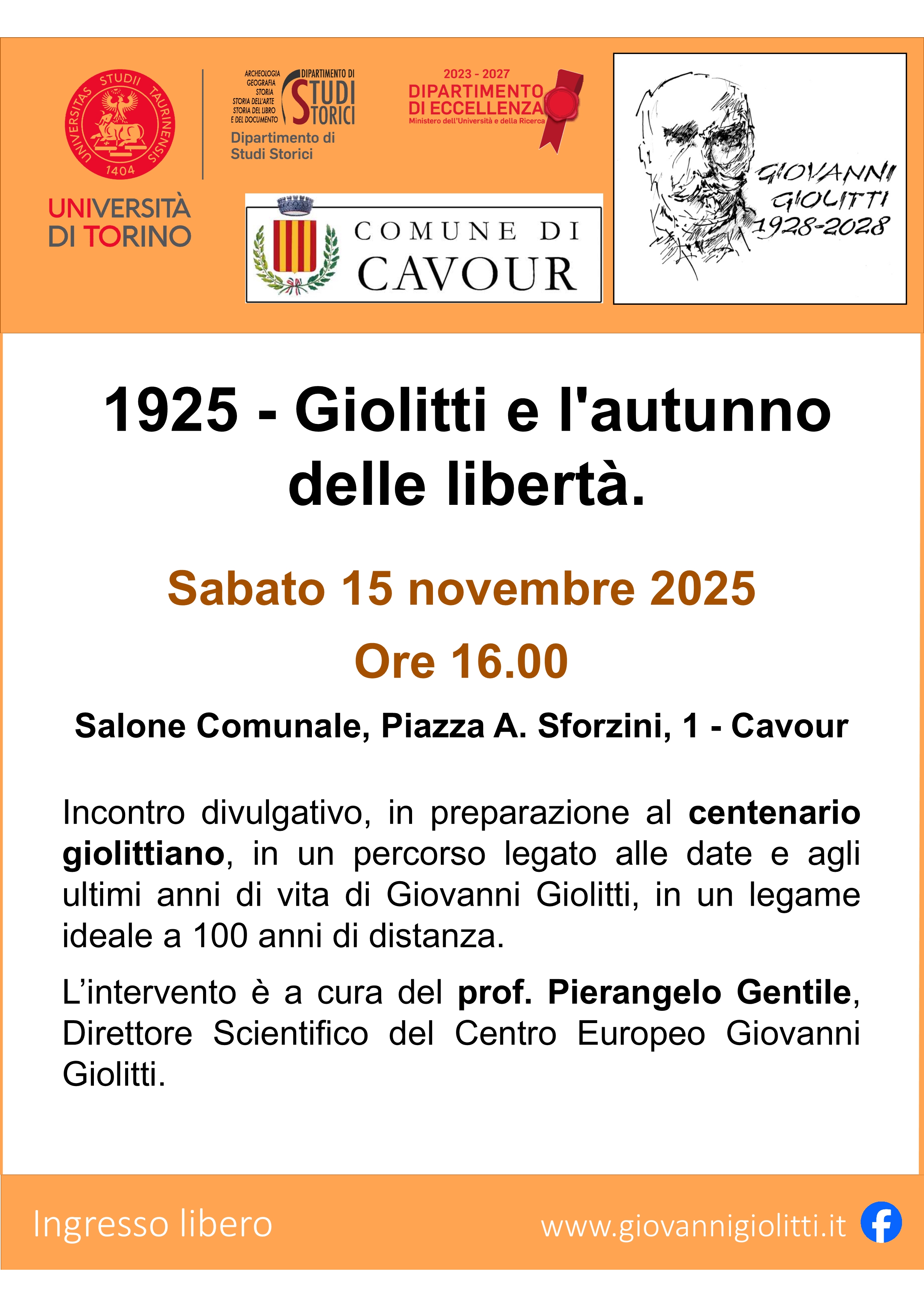 1925 - Giolitti e l'autunno delle libertà